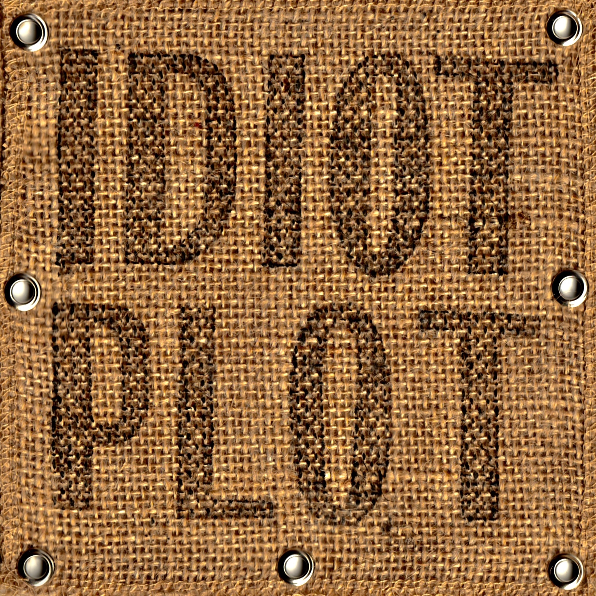 Burlap artwork